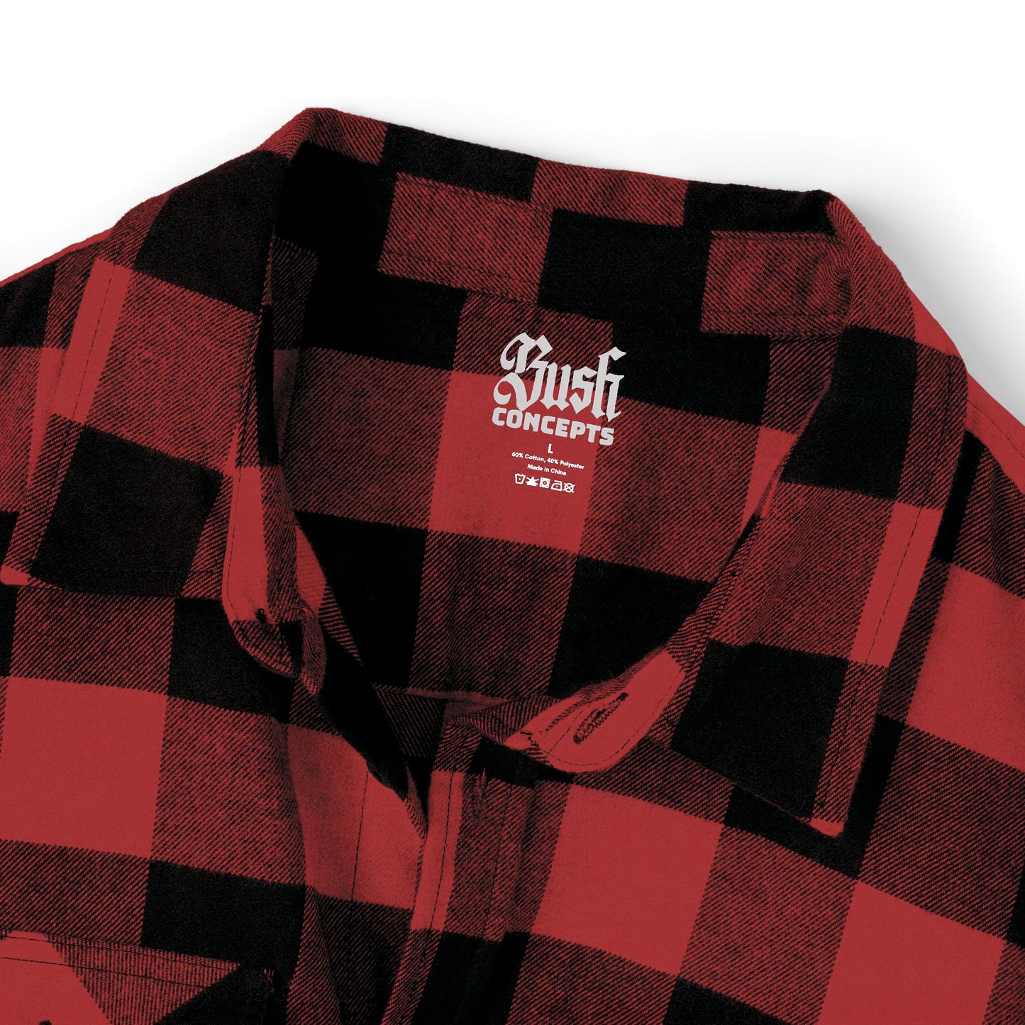 Bush Concepts Logo Unisex Flannel Shirt