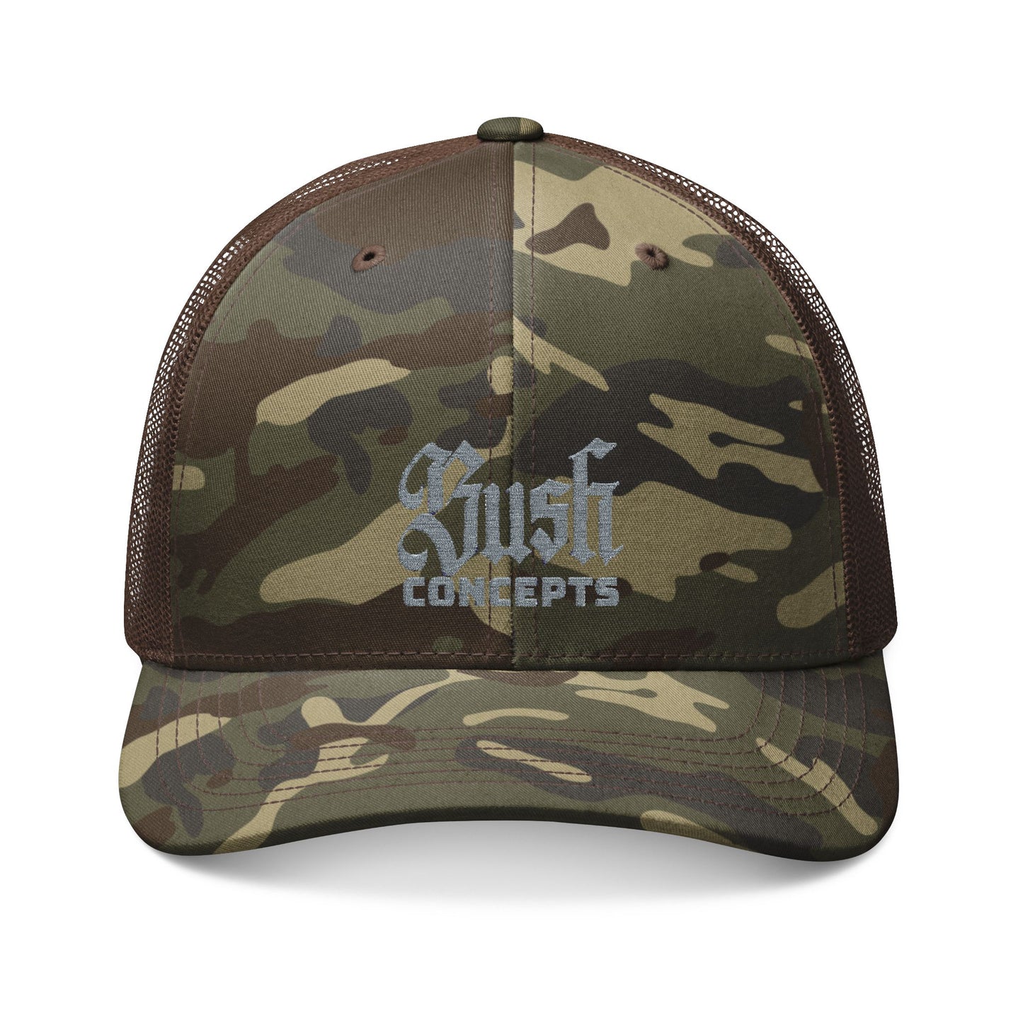 logo Camouflage Trucker Hat (Embroidery)