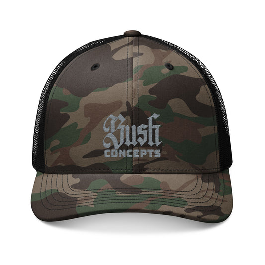 logo Camouflage Trucker Hat (Embroidery)