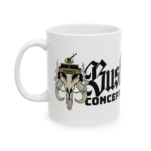 Bush Customs Logo Ceramic Mug, (11oz, 15oz)