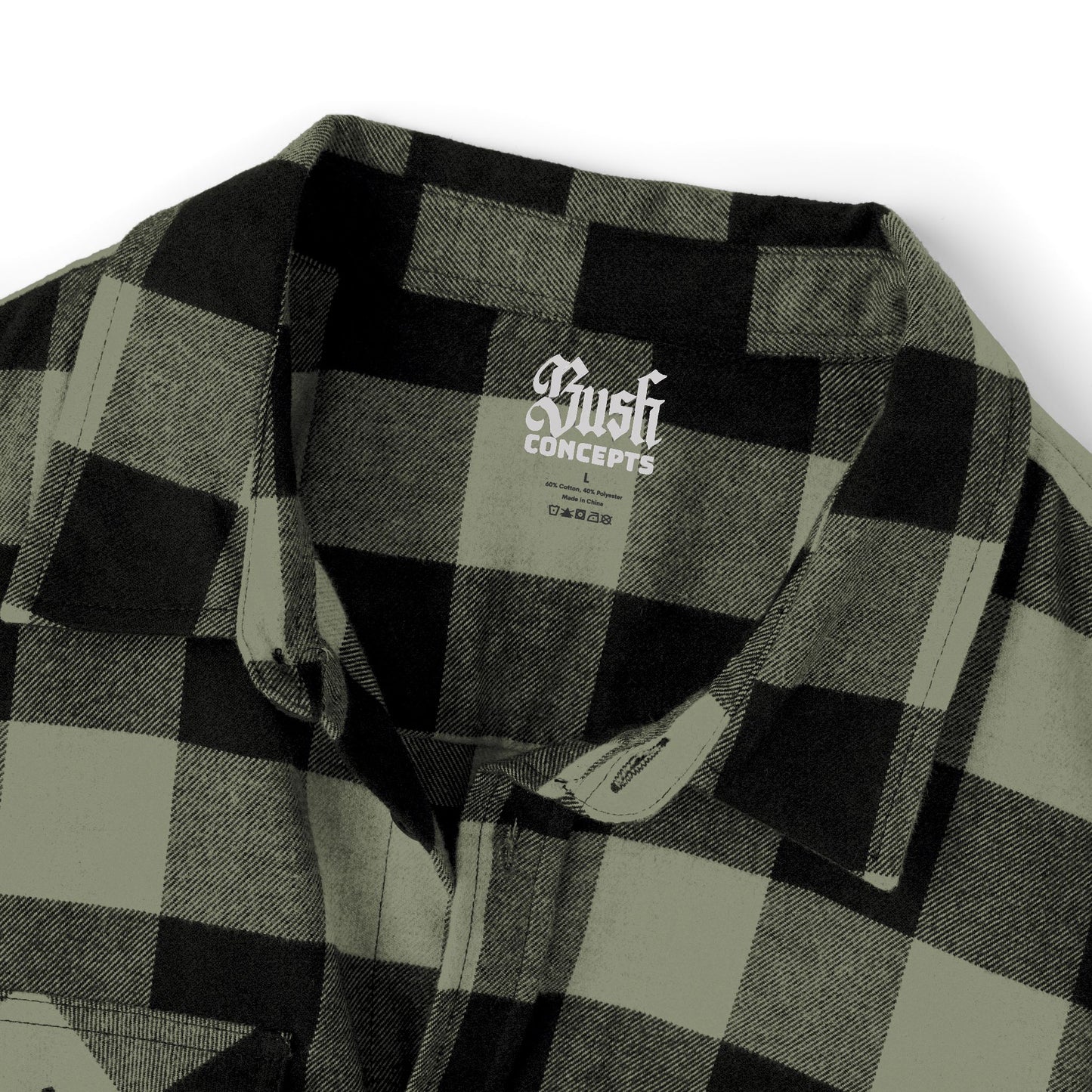 Bush Concepts Logo Unisex Flannel Shirt