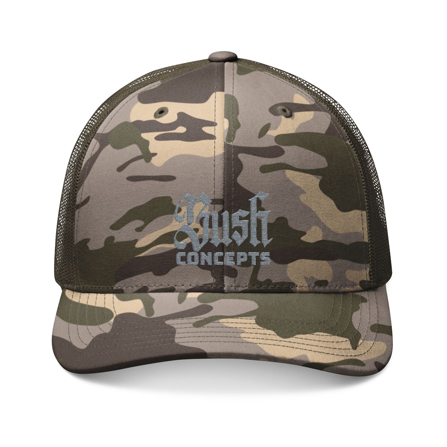 logo Camouflage Trucker Hat (Embroidery)