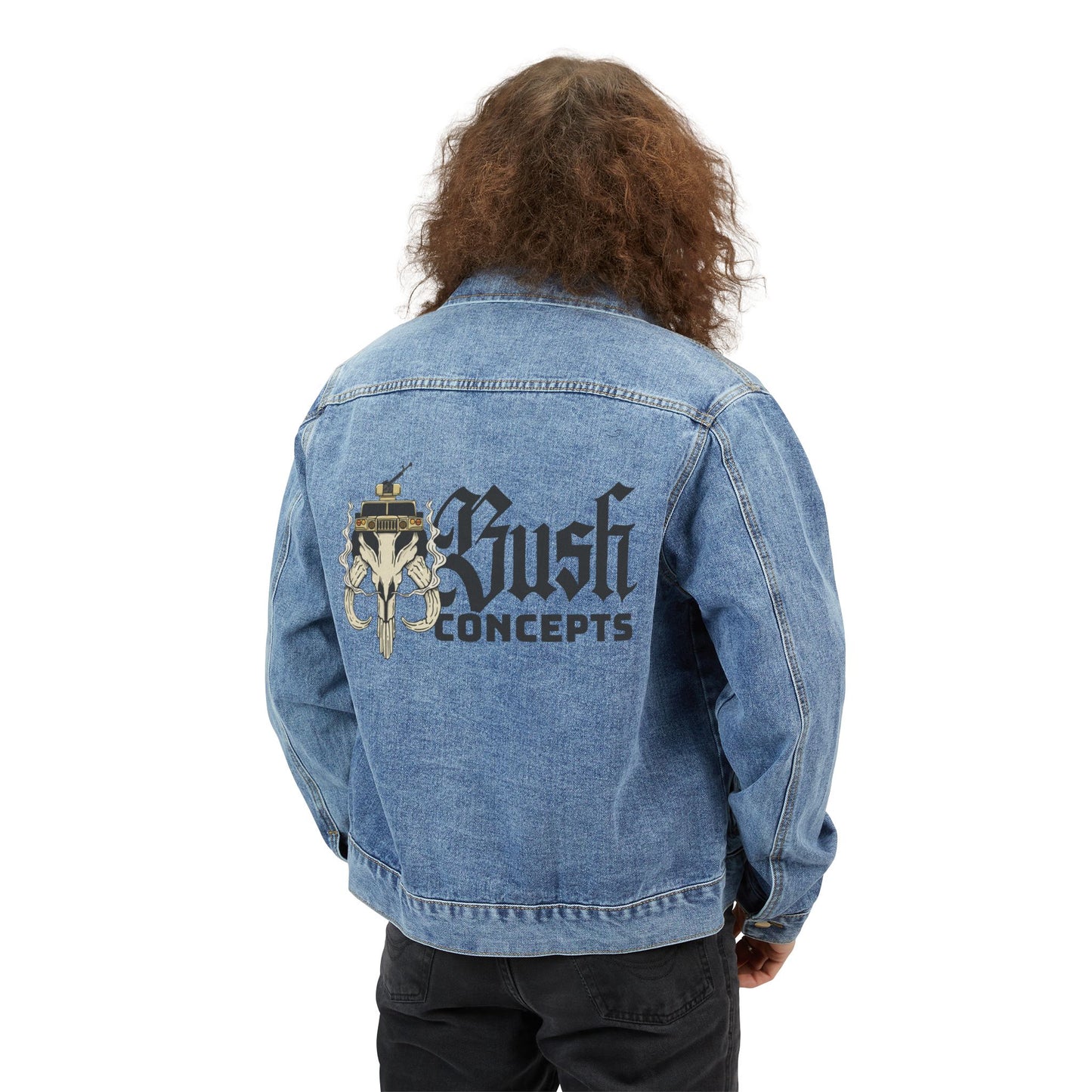 Bush Concepts Logo Men's Denim Jacket